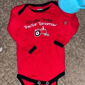 Red Kids One Piece Bodysuit